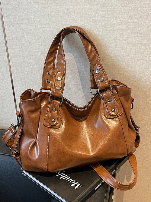 Bolso de hombro de nivel alto para uso casual retro en estilo de nicho