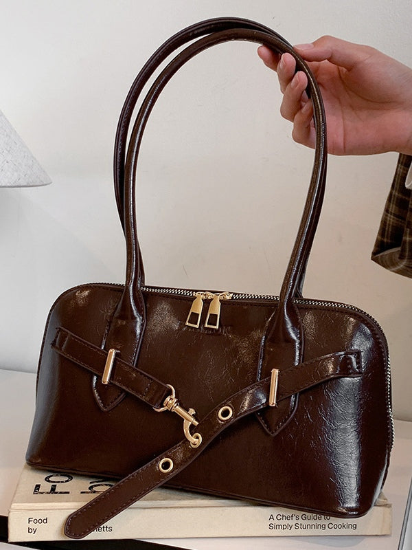 Bolso retro de concha de moda para llevar en el hombro y cruzado