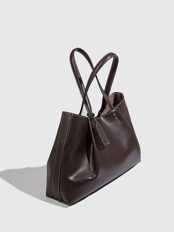 Bolso de moda para mujer, de gran capacidad, de alta calidad y textura, bolso de mano para uso diario