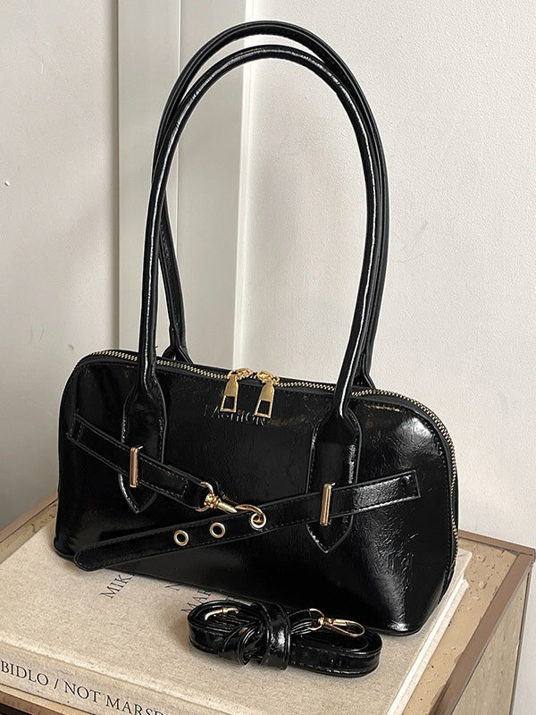 Bolso retro de concha de moda para llevar en el hombro y cruzado