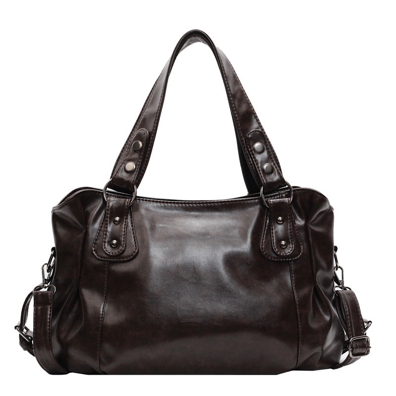 Bolso de hombro de nivel alto para uso casual retro en estilo de nicho