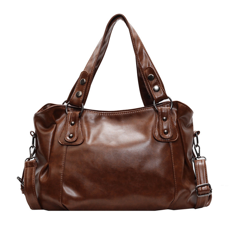 Bolso de hombro de nivel alto para uso casual retro en estilo de nicho