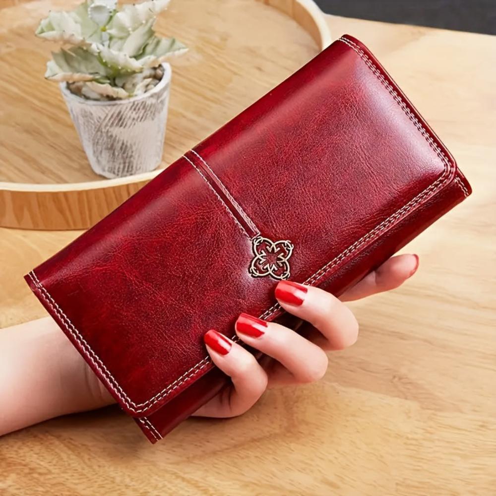 Nicole | Cartera de cuero larga