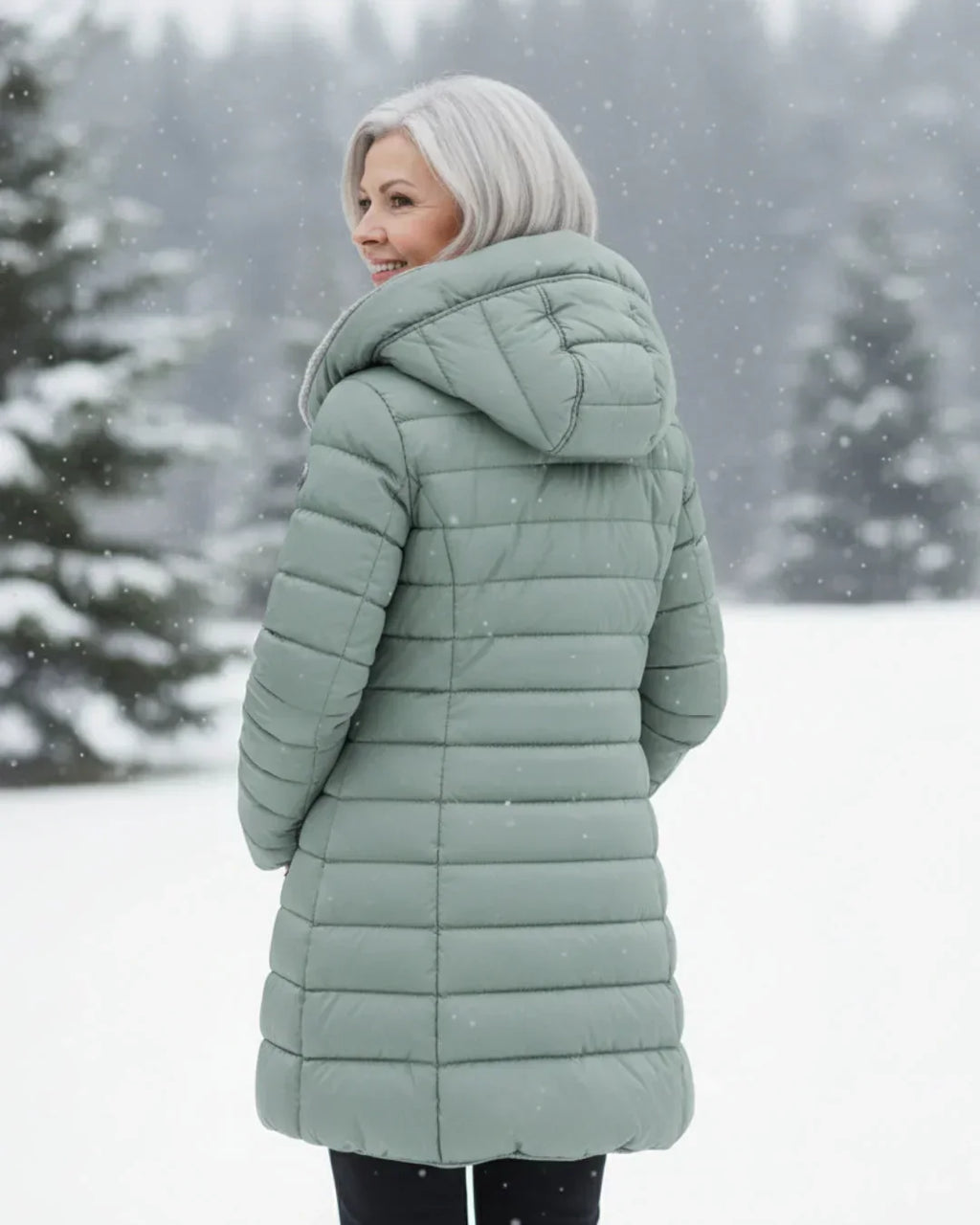 Olivia - Chaqueta de Invierno Acolchada