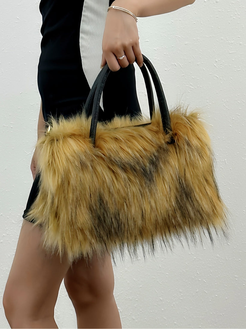 Bolso de cadena bandolera de moda con bolso de peluche