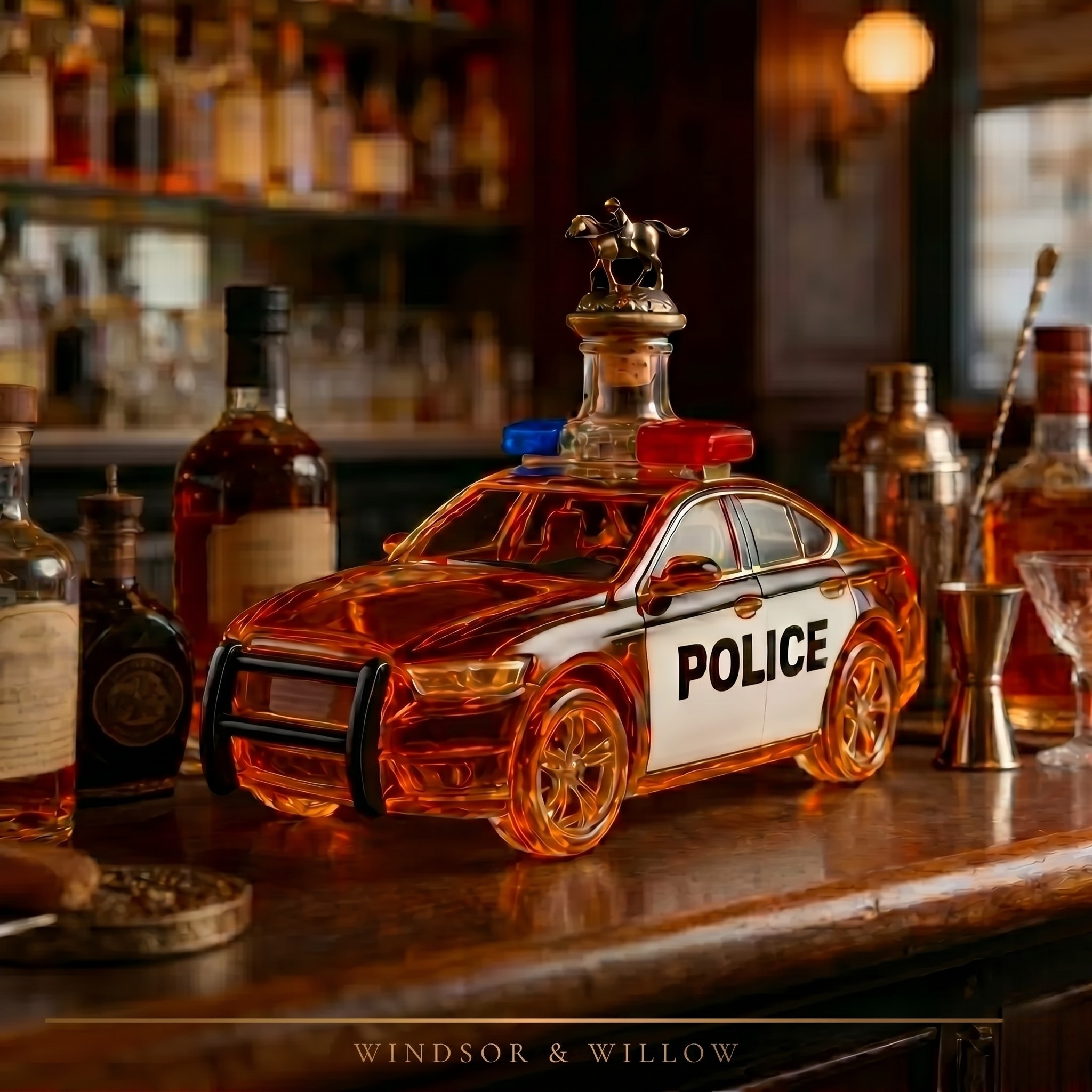 Edición Policía - Garrafa de Whisky