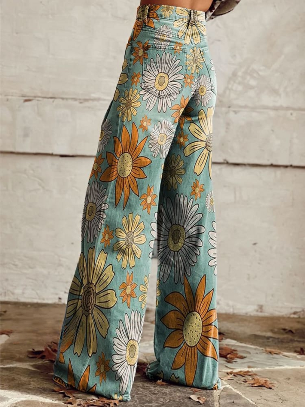 Cirilla - Pantalones Palazzo con estampado floral