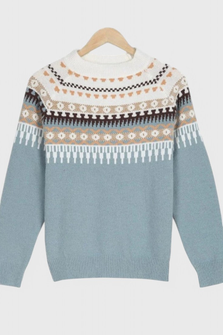 Gemma | Jersey de Cuello Redondo
