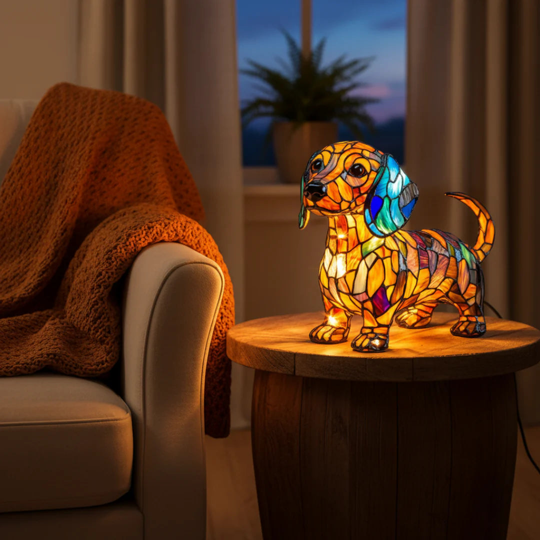 PIP | Lámpara Artesanal Perro Salchicha