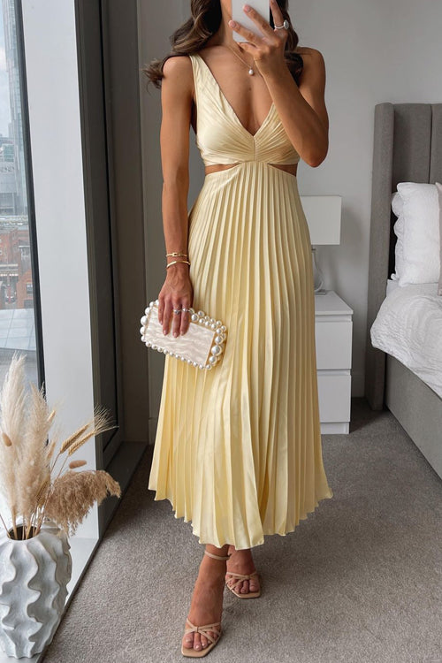 Vestido Bellezza – Vestido plisado para ocasiones