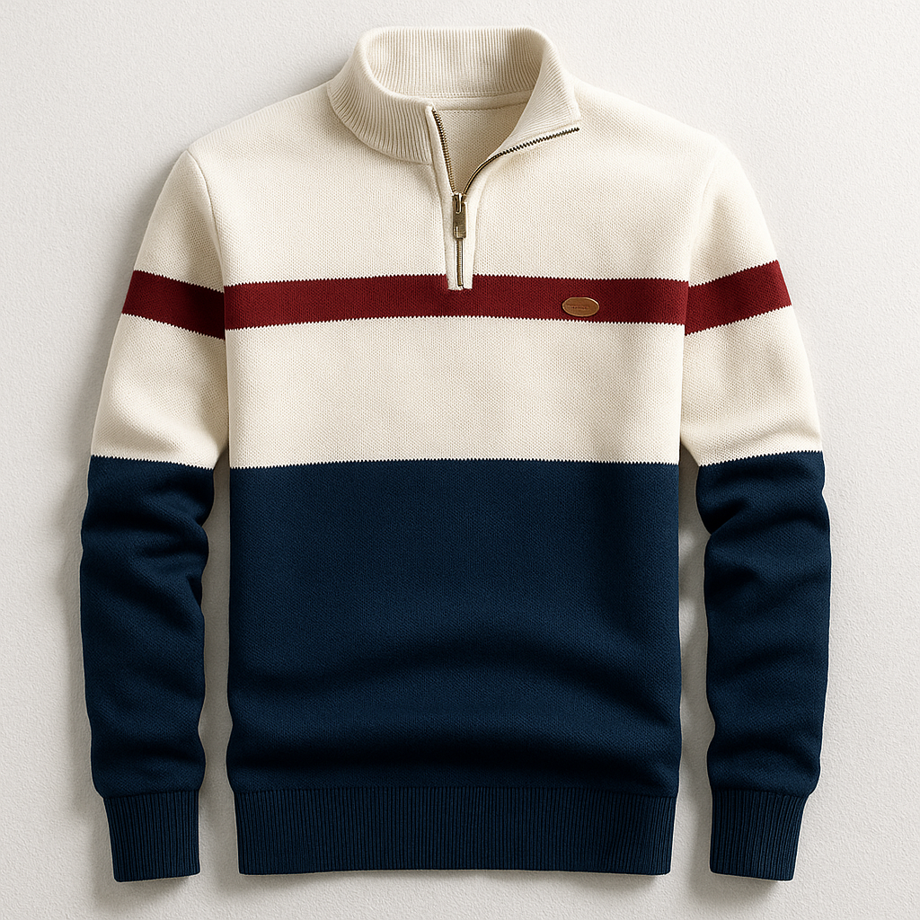 Elston Heritage – Sudadera con media cremallera