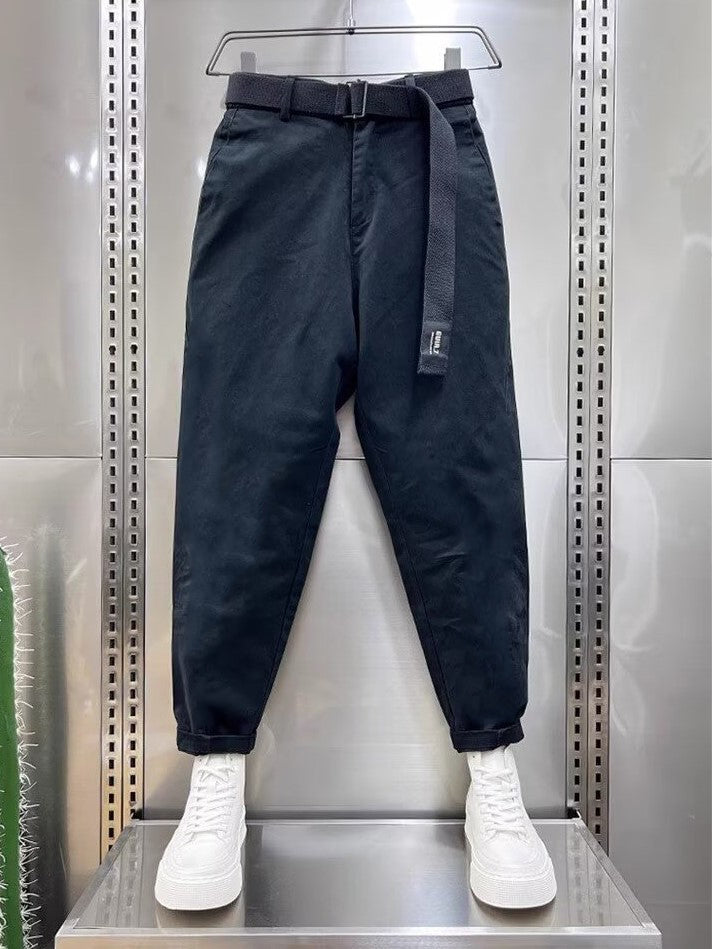 Laurent™ | Pantalones Capri con cinturón