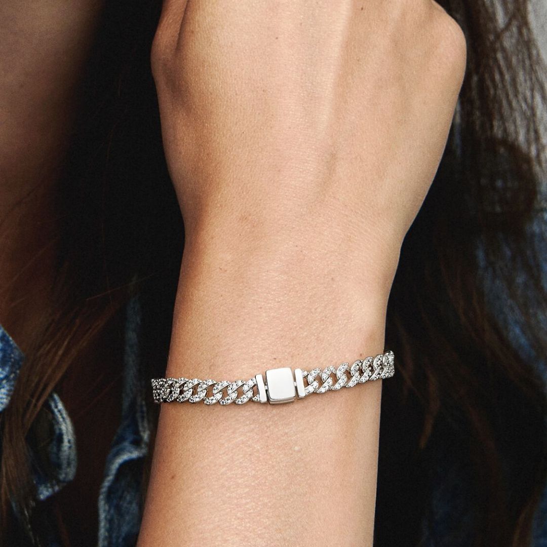 Pave Cuban | Pulsera | Dorado