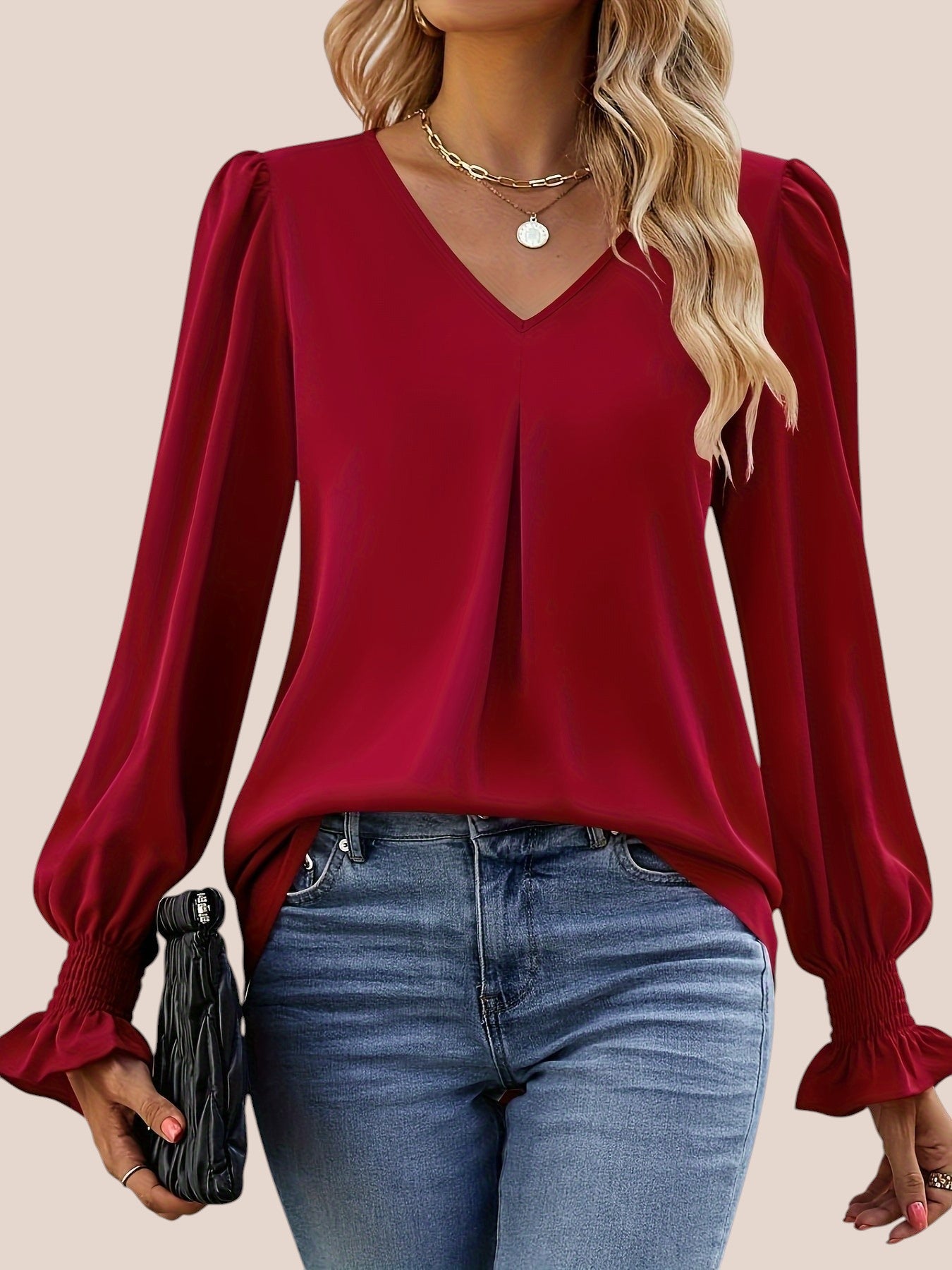 Mira | Blusa elegante con escote en V
