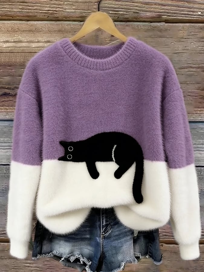Luna | Sudadera con diseño de gato