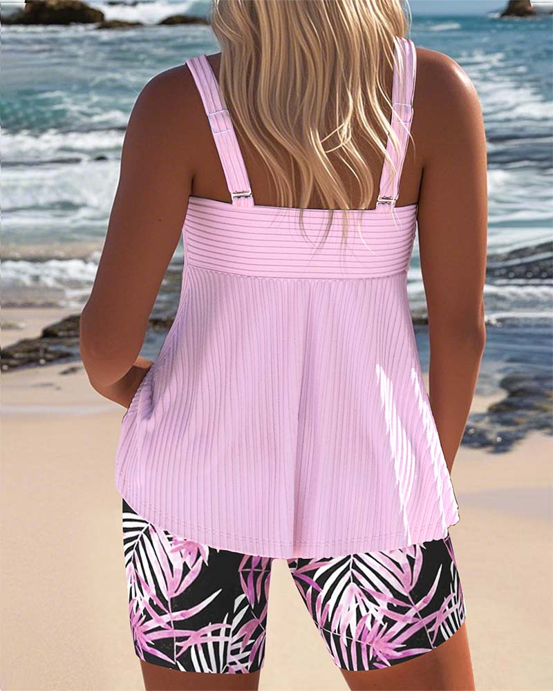 Laluna® | Conjunto de tankini colorido