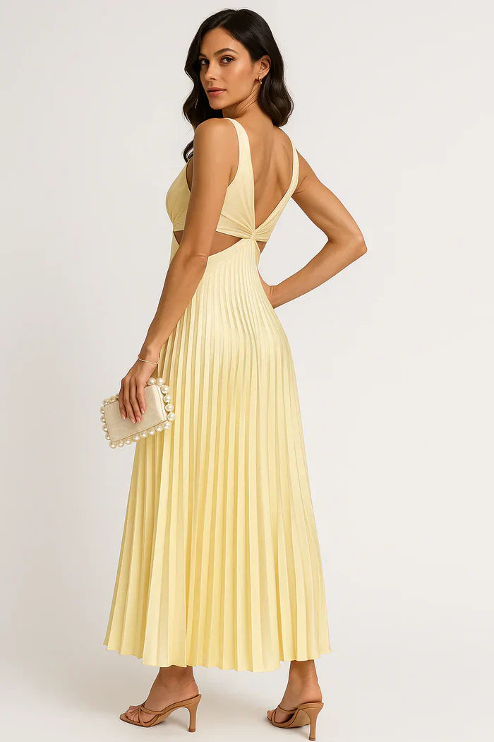 Vestido Bellezza – Vestido plisado para ocasiones