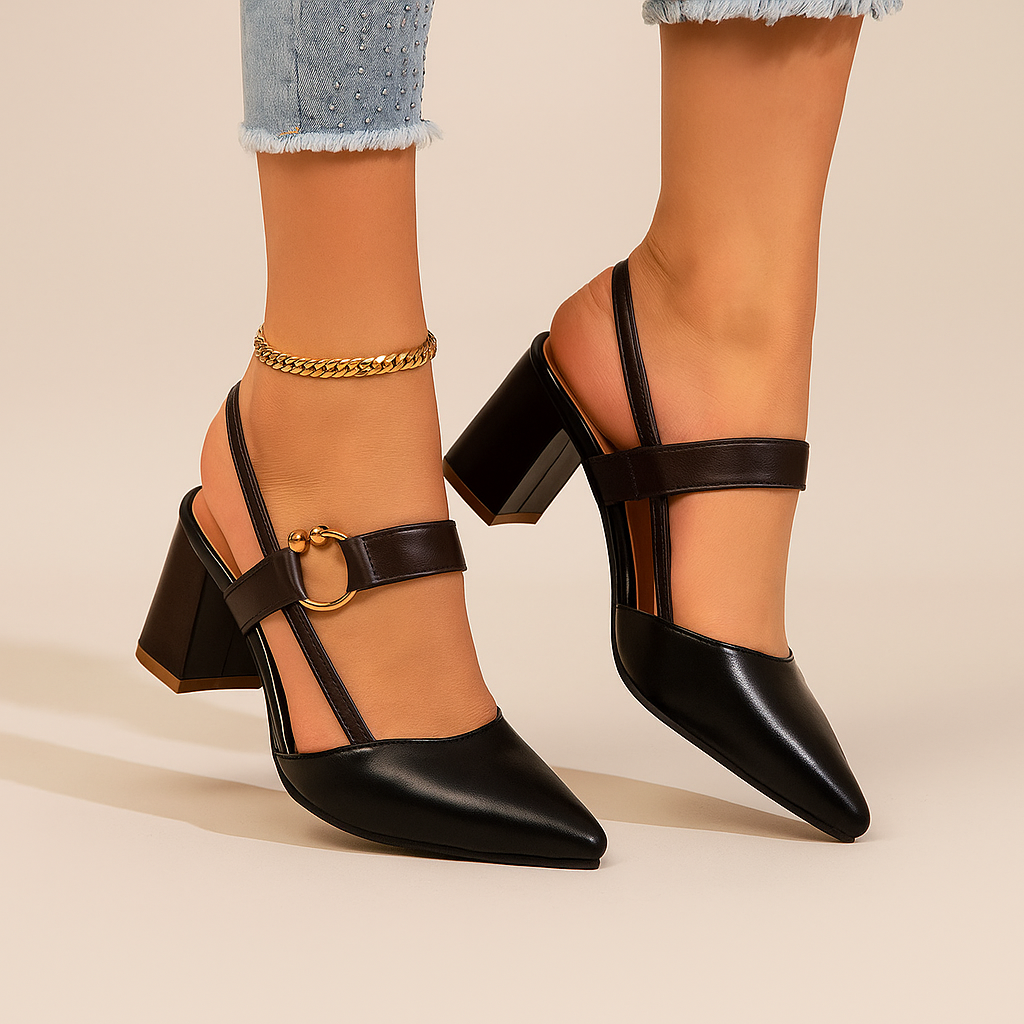 Tacones Mirella con anillo