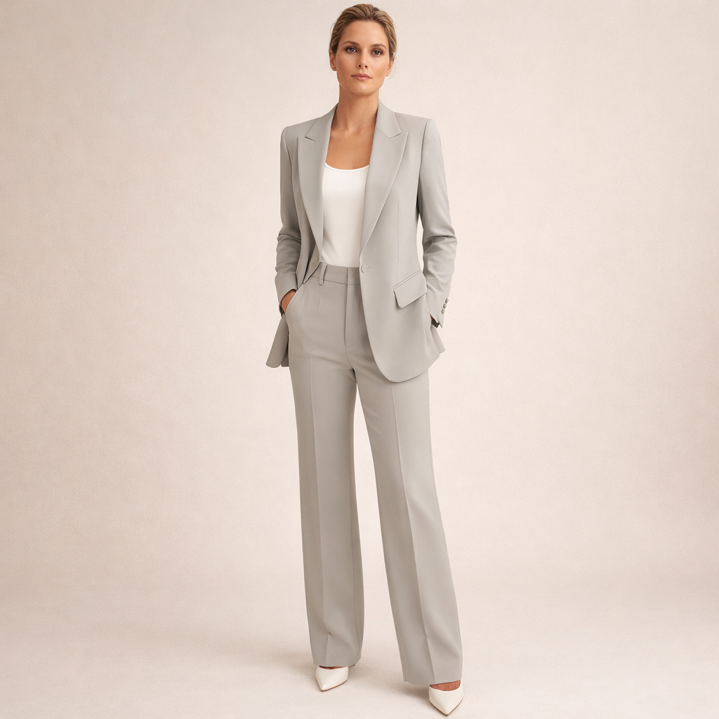 Vanessa™ | Conjunto de traje elegante con pantalones acampanados
