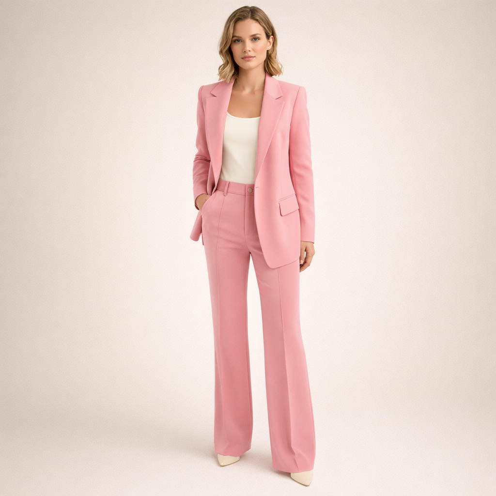 Vanessa™ | Conjunto de traje elegante con pantalones acampanados