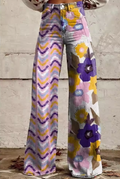 Isadora - Pantalones florales bohemios