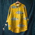 Caterina – Camisa de lino con estampado