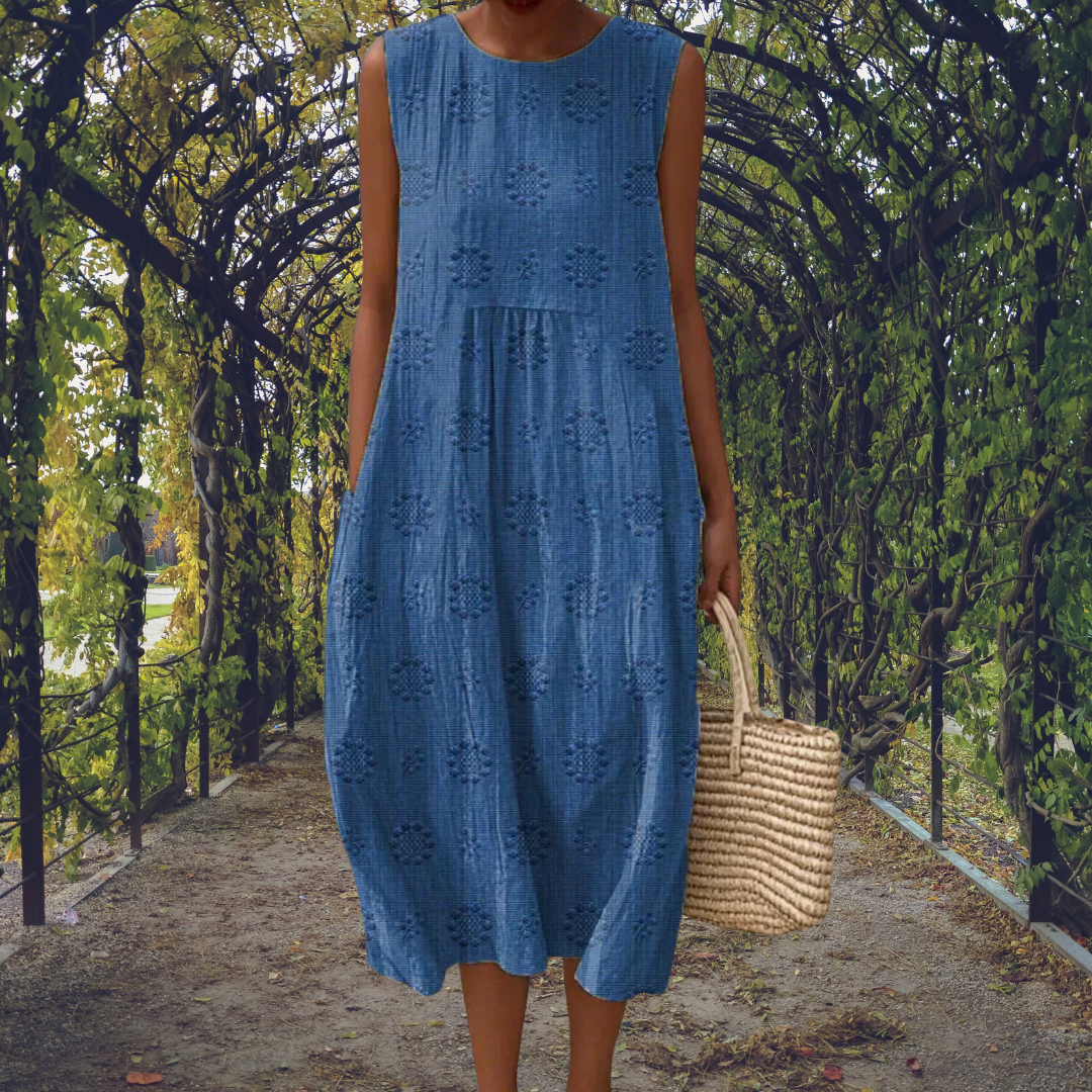 Kira | Elegante sleeveless dress with pockets