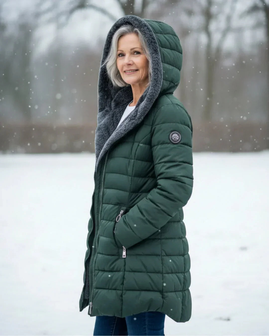 Olivia - Chaqueta de Invierno Acolchada