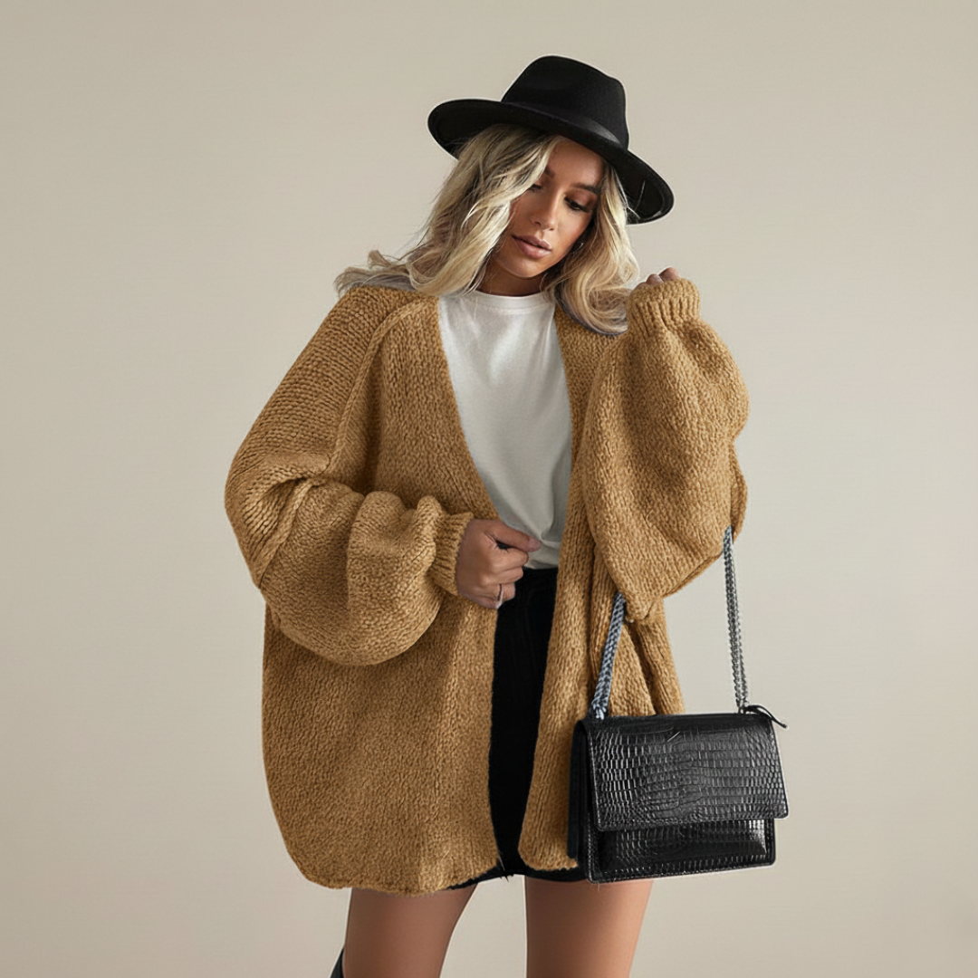 El Cárdigan Oversize™ | Cárdigan de Punto Relajado
