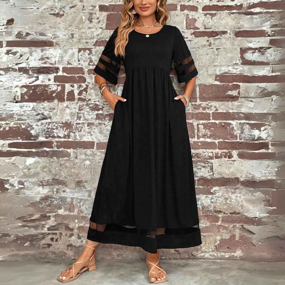 Beth | Vestido midi favorecedor que alisa el abdomen