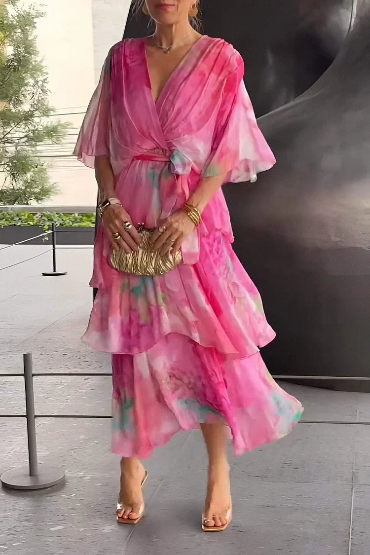 Cassia – Vestido elegante de chiffón