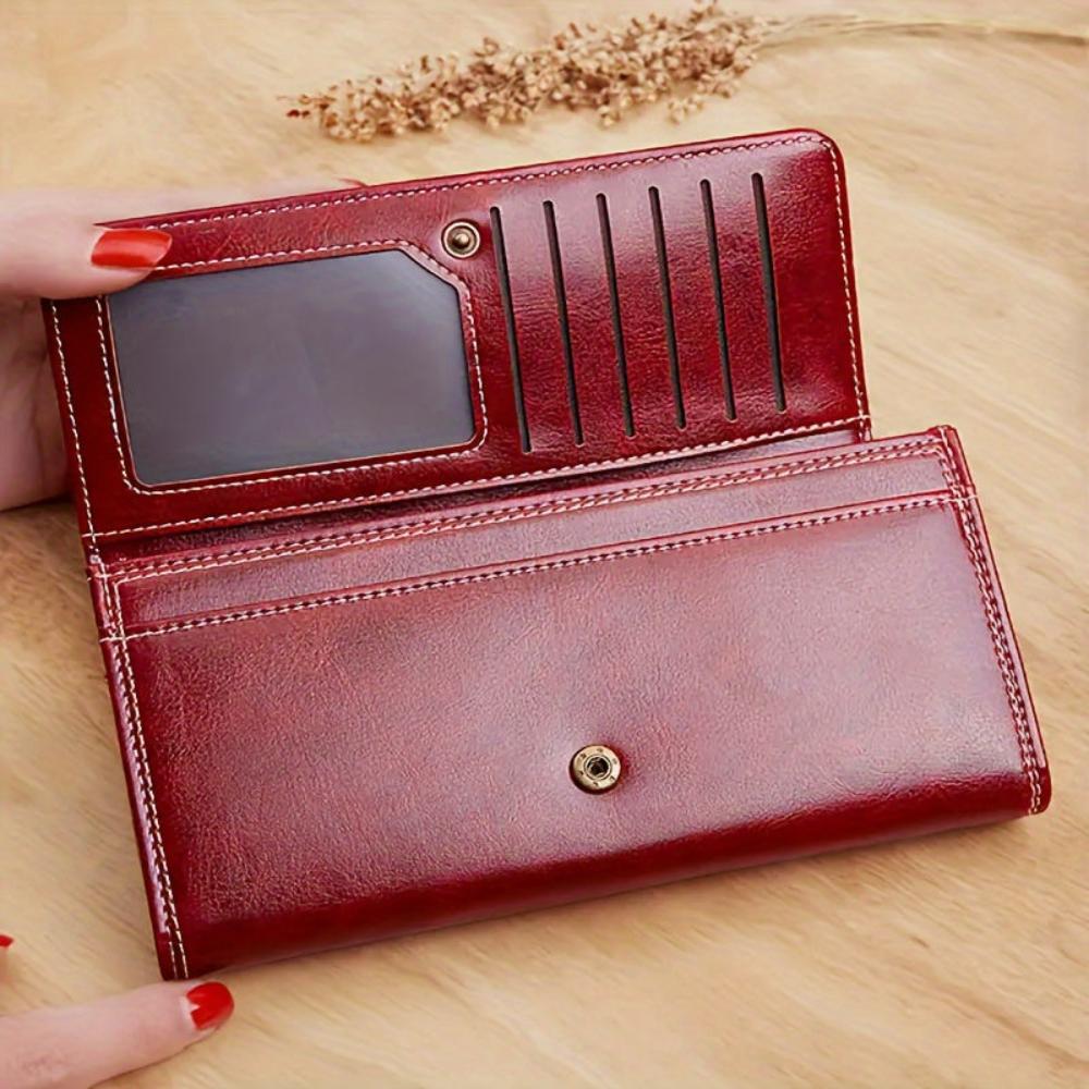 Nicole | Cartera de cuero larga