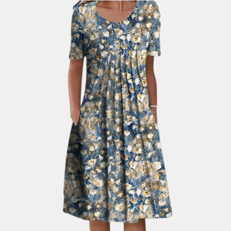 Gigi™ | Vestido de algodón con cobertura del abdomen