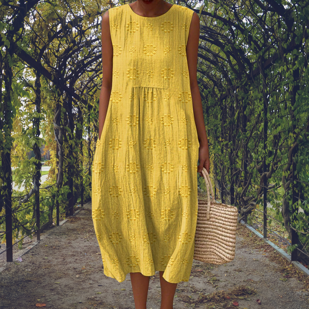 Kira | Elegante sleeveless dress with pockets