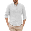 Camisa de lino transpirable