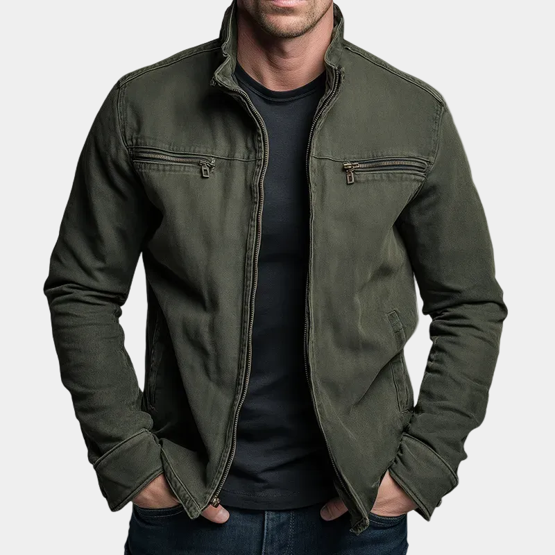 Denver | Chaqueta de Algodón Vintage con Cremallera