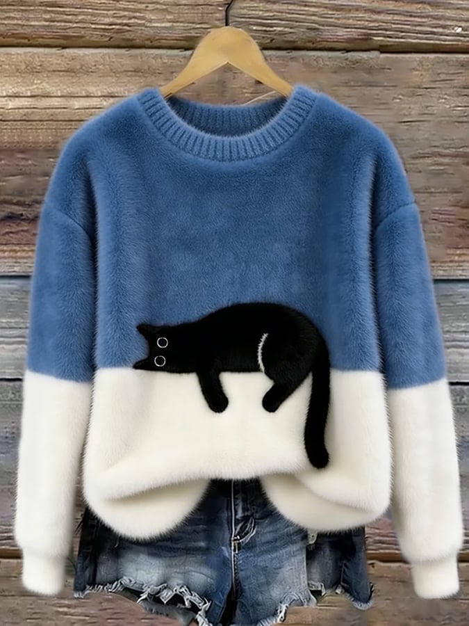 Luna | Sudadera con diseño de gato