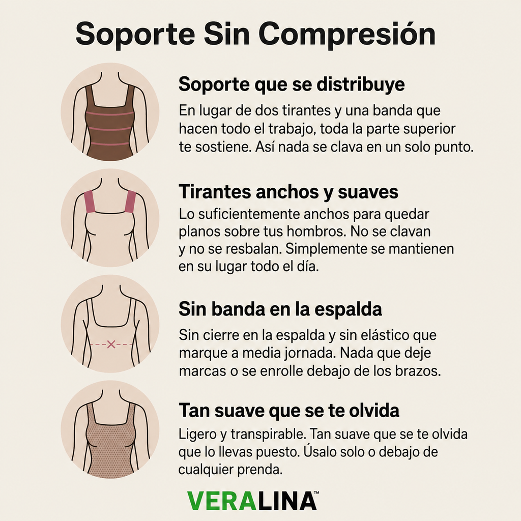 Camiseta de tirantes cómoda con sujetador integrado