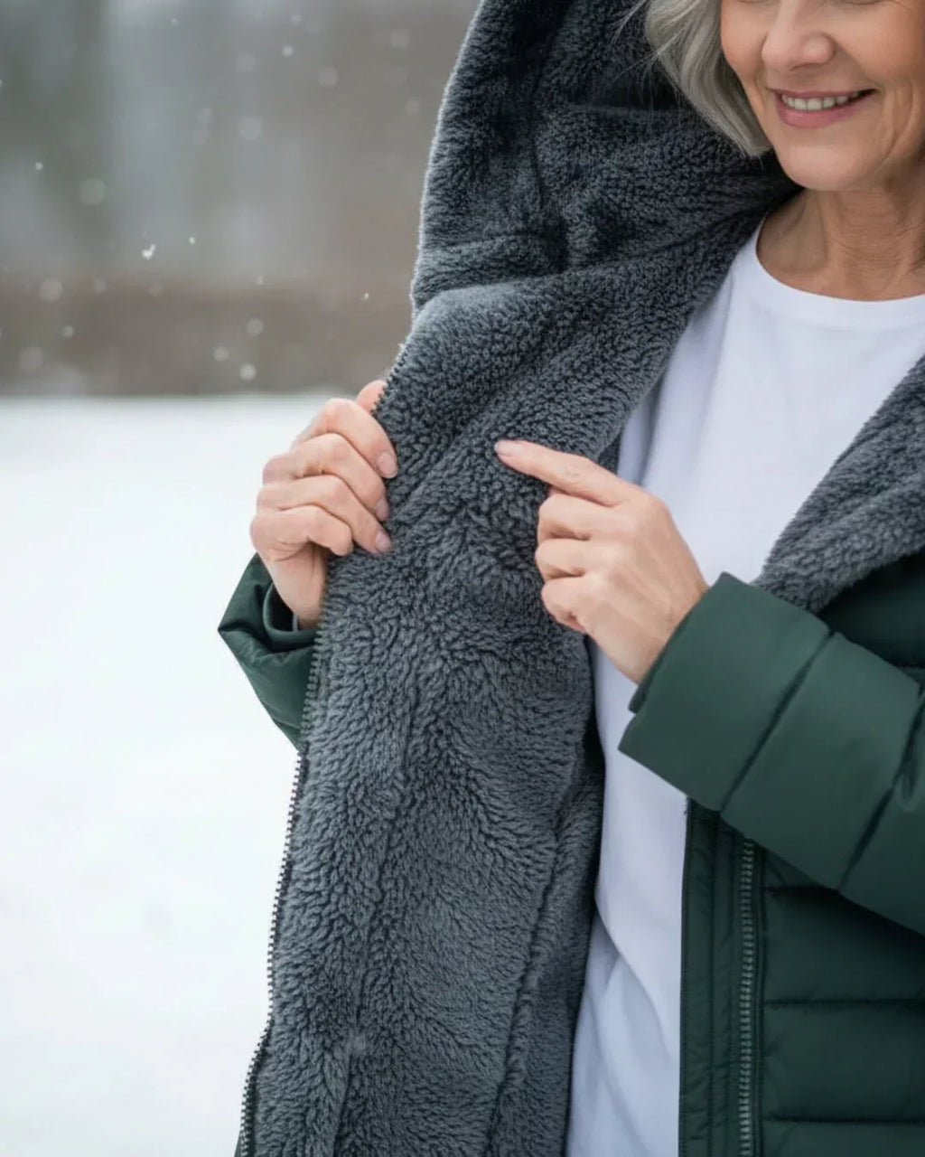 Olivia - Chaqueta de Invierno Acolchada