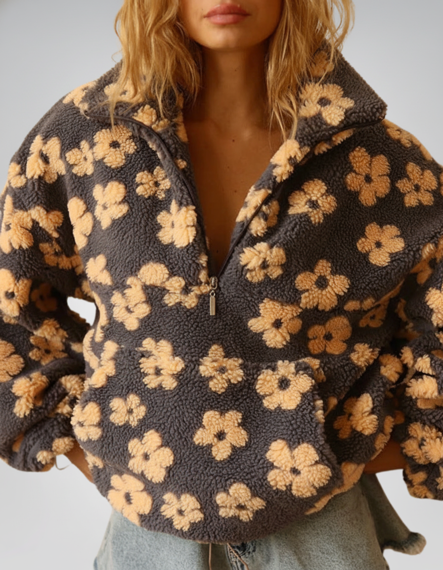 Daisy - Sudadera Fleece Bloom