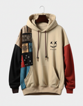 Axel - Sudadera Urbana Patchwork con Capucha