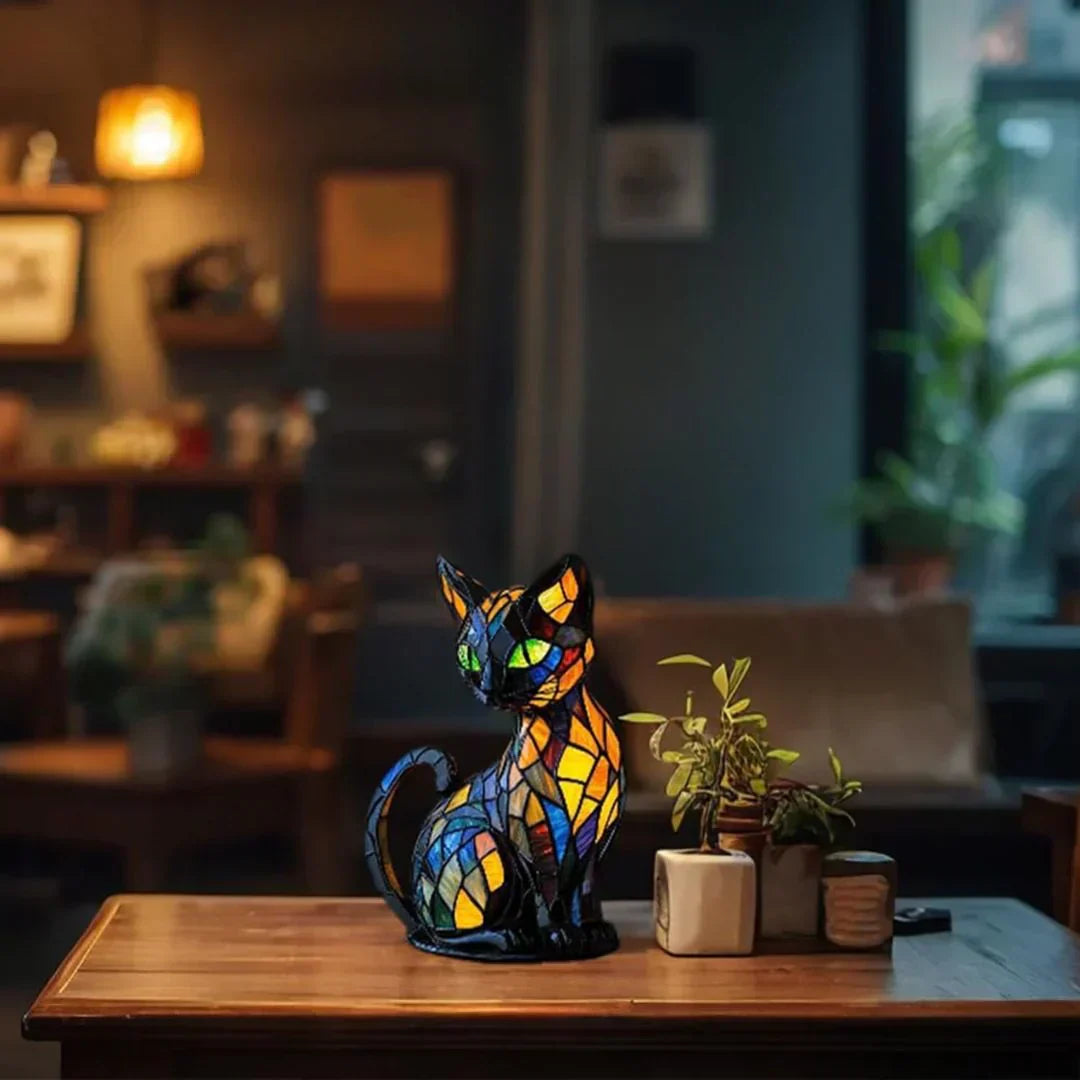 WHISKAGLOW | Lámpara Gato Místico