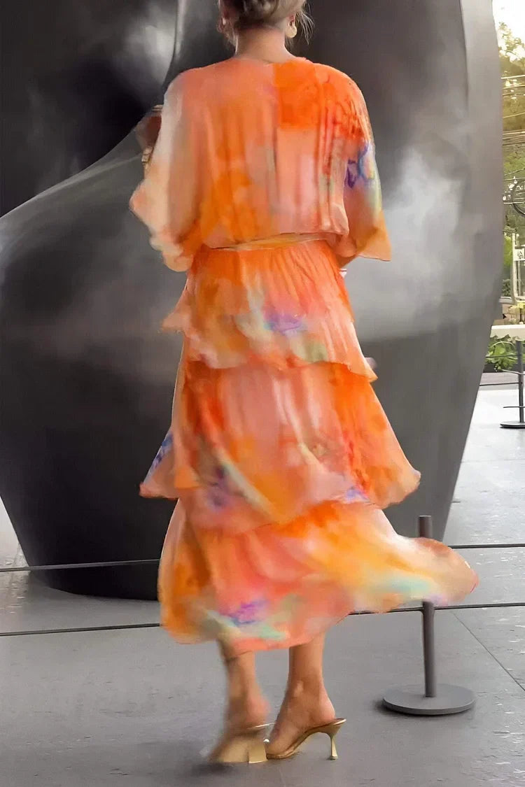 Cassia – Vestido elegante de chiffón