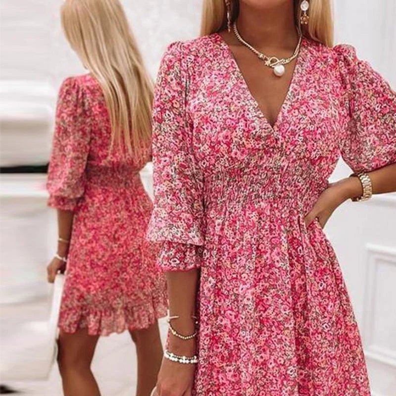 Keely | Vestido floral elegante
