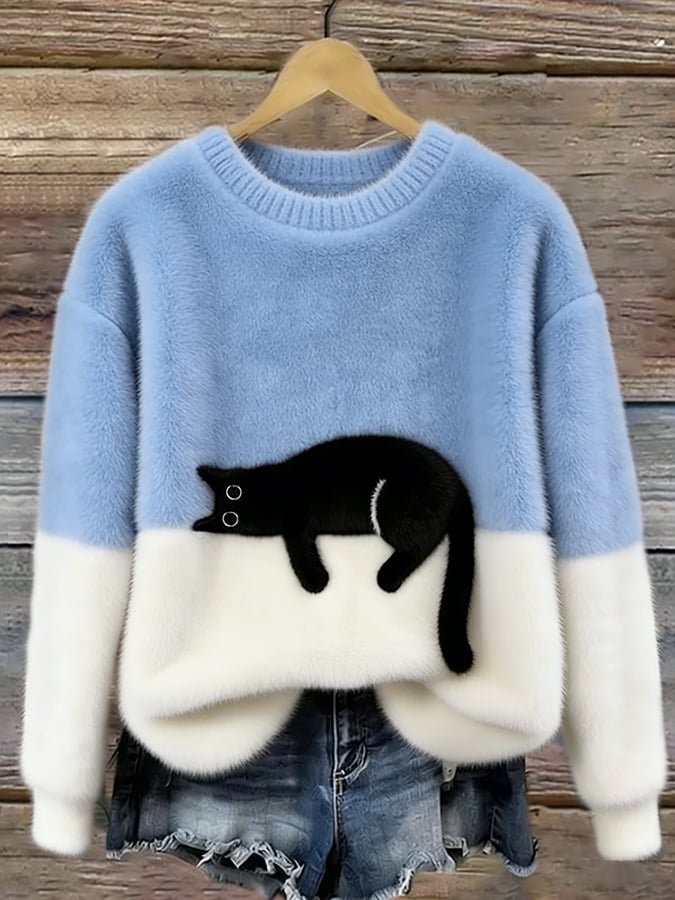 Luna | Sudadera con diseño de gato