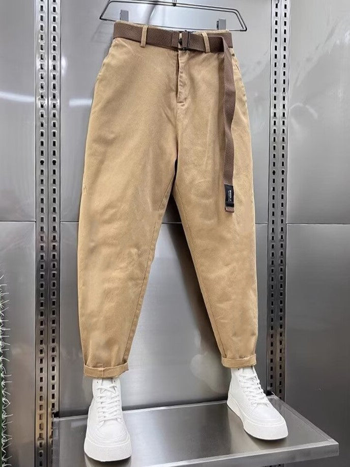Laurent™ | Pantalones Capri con cinturón