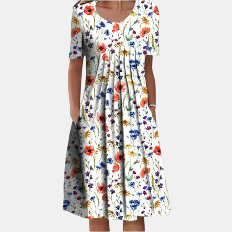 Gigi™ | Vestido de algodón con cobertura del abdomen