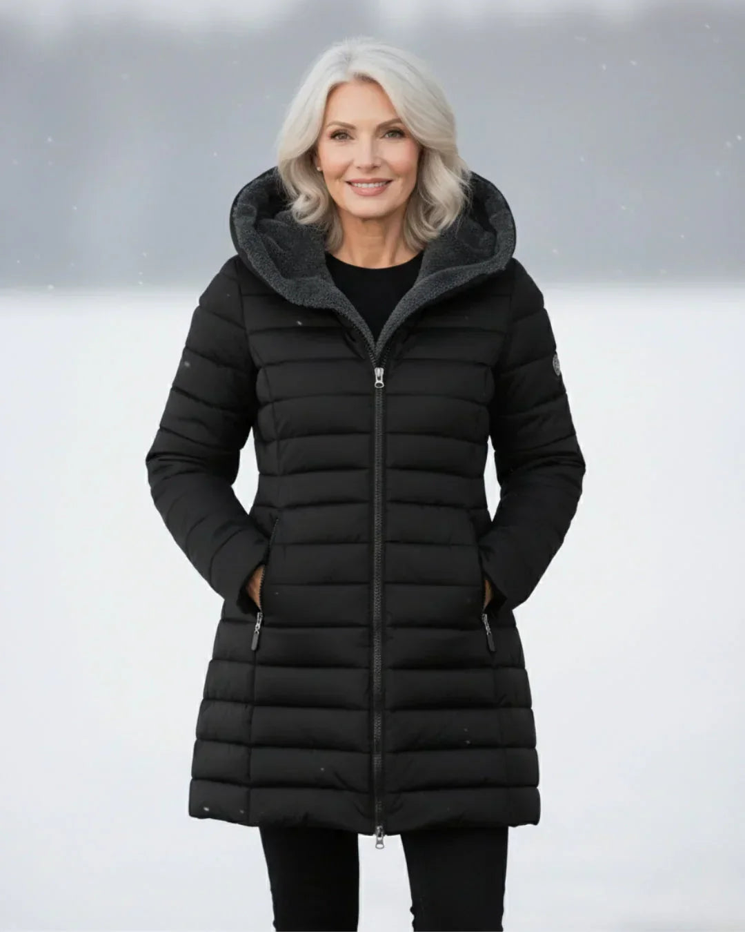 Olivia - Chaqueta de Invierno Acolchada