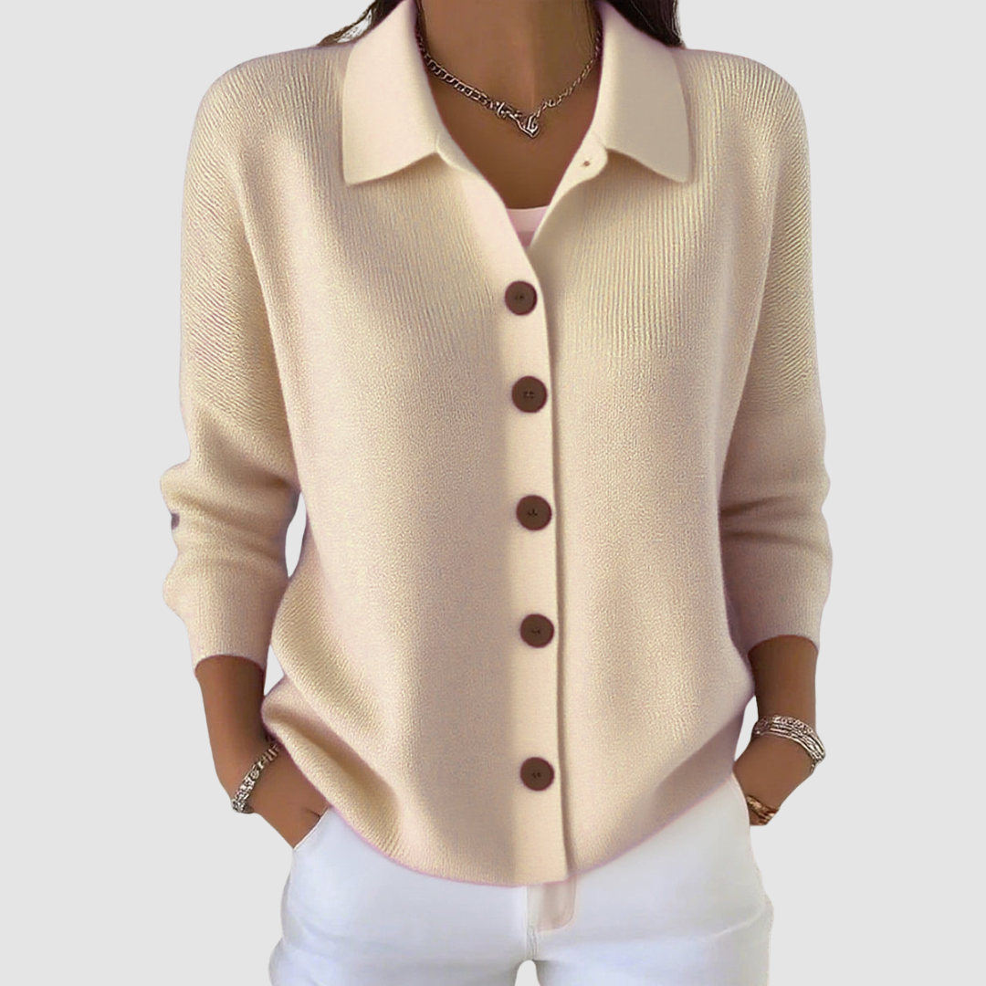 Joanna | Cardigan de punto con botones