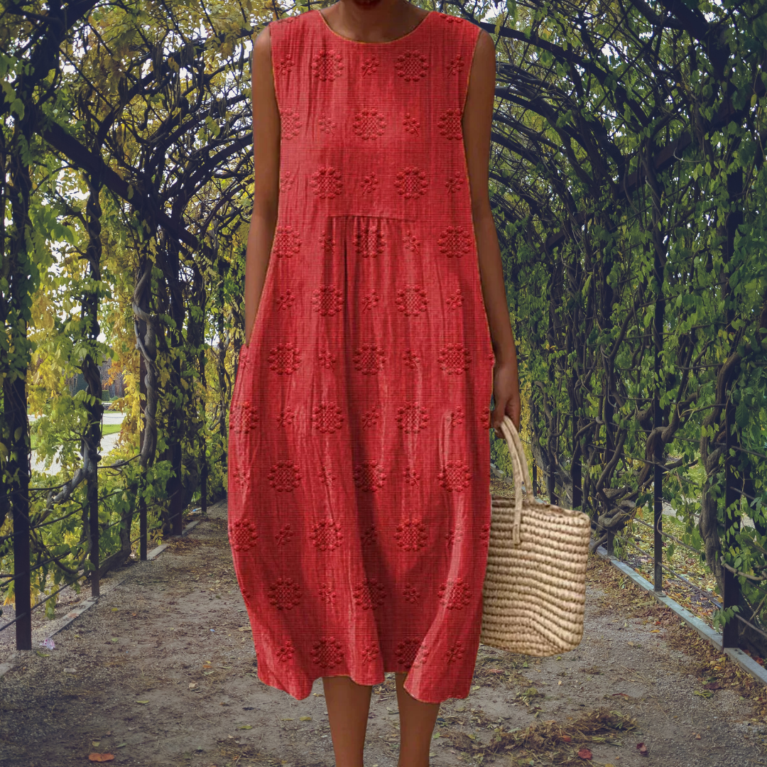 Kira | Elegante sleeveless dress with pockets